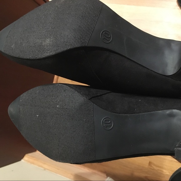 Mossimo Black High Heel Booties Size 10 - Picture 8 of 9